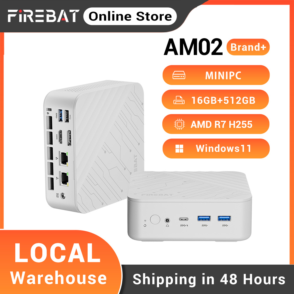 Pc Gaming Intel - FIREBAT AM02 Mini-PC AMD Ryzen 7