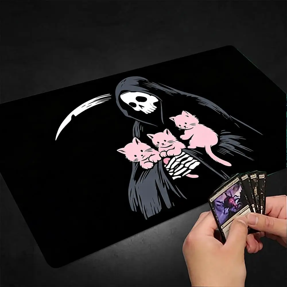 Grim Reaper hält rosa Kätzchen – Pc Gaming Pink Bewertung und Preis