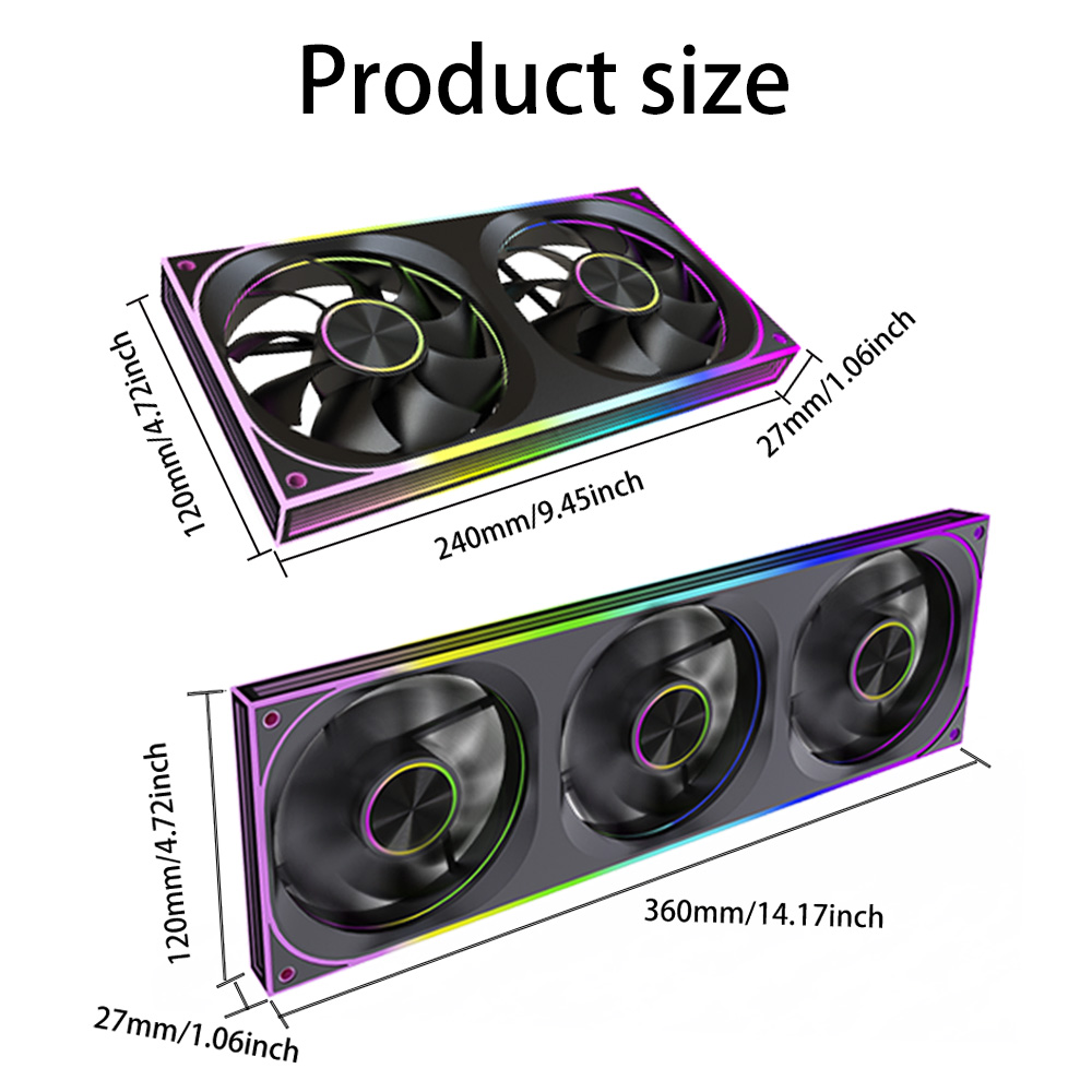 240mm 360mm Integrierter ARGB- – Pc Water Cooling Bewertung und Preis