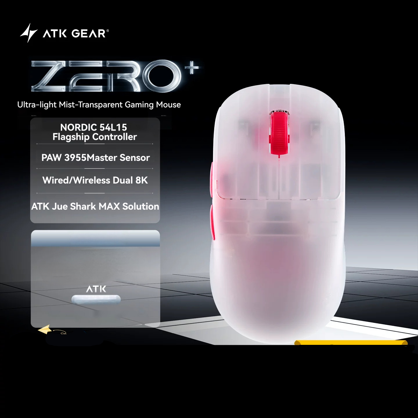 NEUE ATK ZERO Plus Maus, kabel – Pc Gaming Lounge Bewertung und Preis