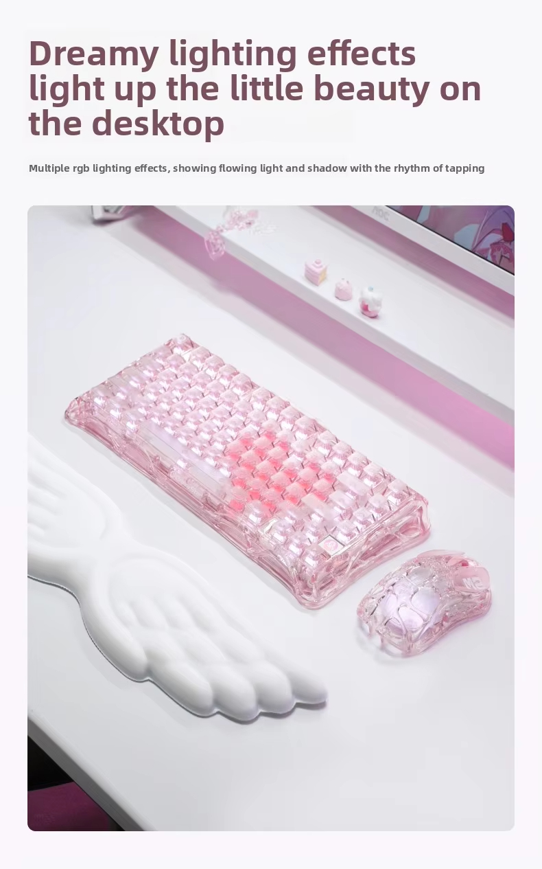 K1 LITE JELLY PINK Mechanische – Pc Gaming Pink Bewertung und Preis